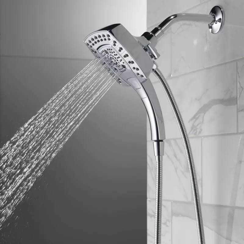 Delta Universal Showering Components H2Okinetic In2ition 5-Setting Two-in-One Shower - Cheap Fitting