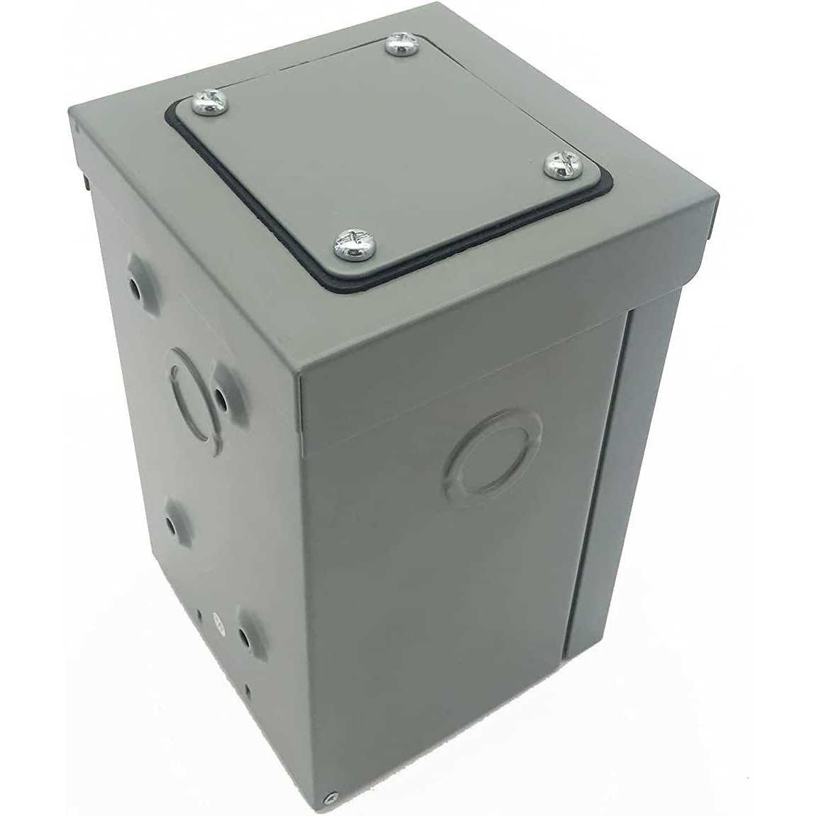 Connecticut Electric EGSPI50 50A Rainproof Generator Power Inlet Box with Cover - Cheap Fitting