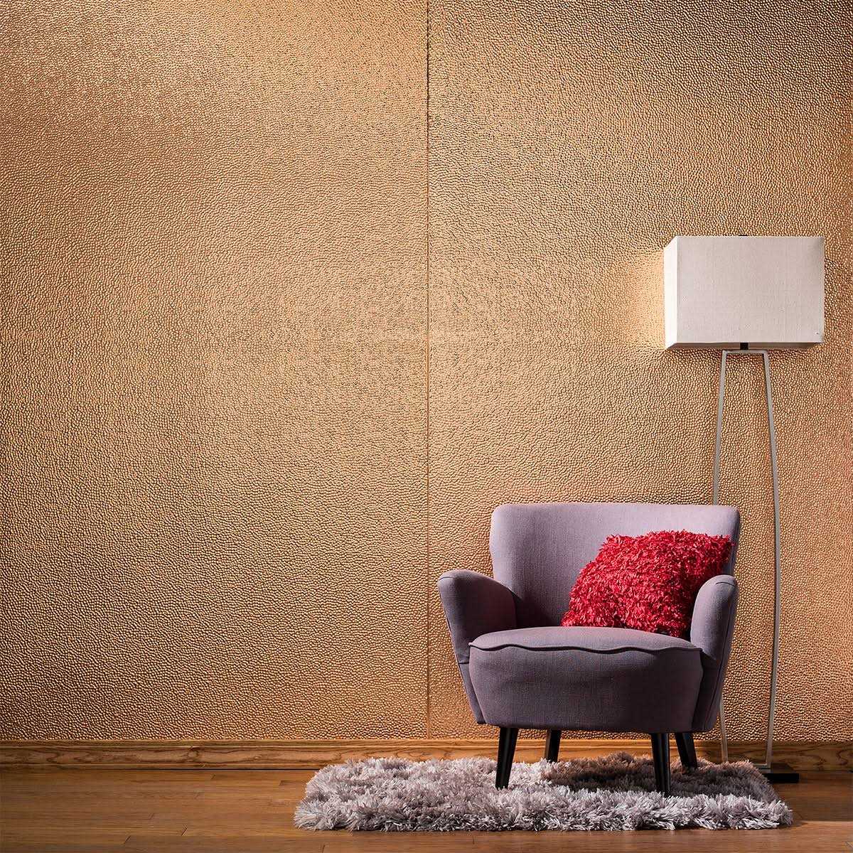 96x22W x 48x22H Fasade Hammered Wall PANEL - Cheap Fitting