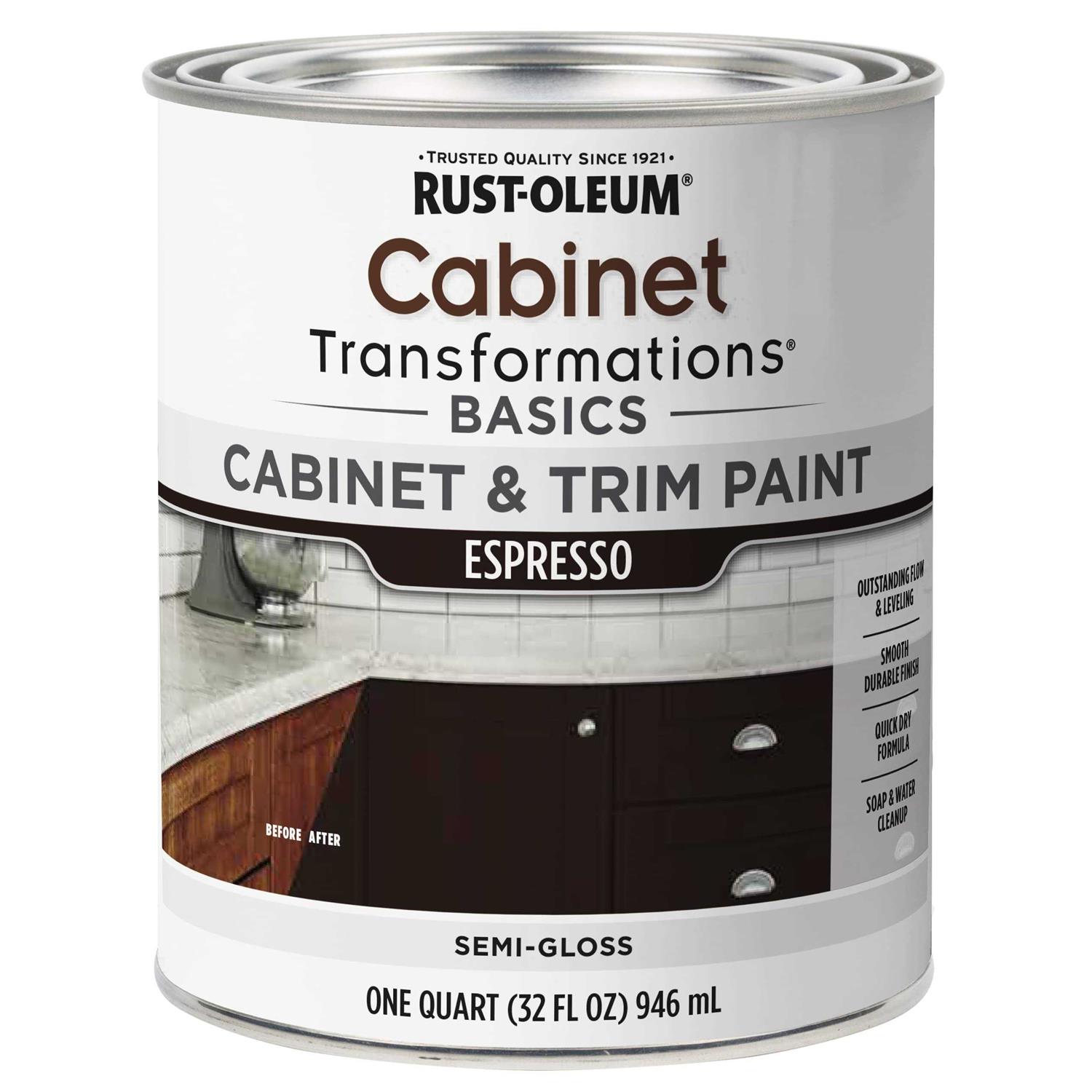 Rust-Oleum Transformations Semi-Gloss Cabinet & Trim Paint - Cheap Fitting
