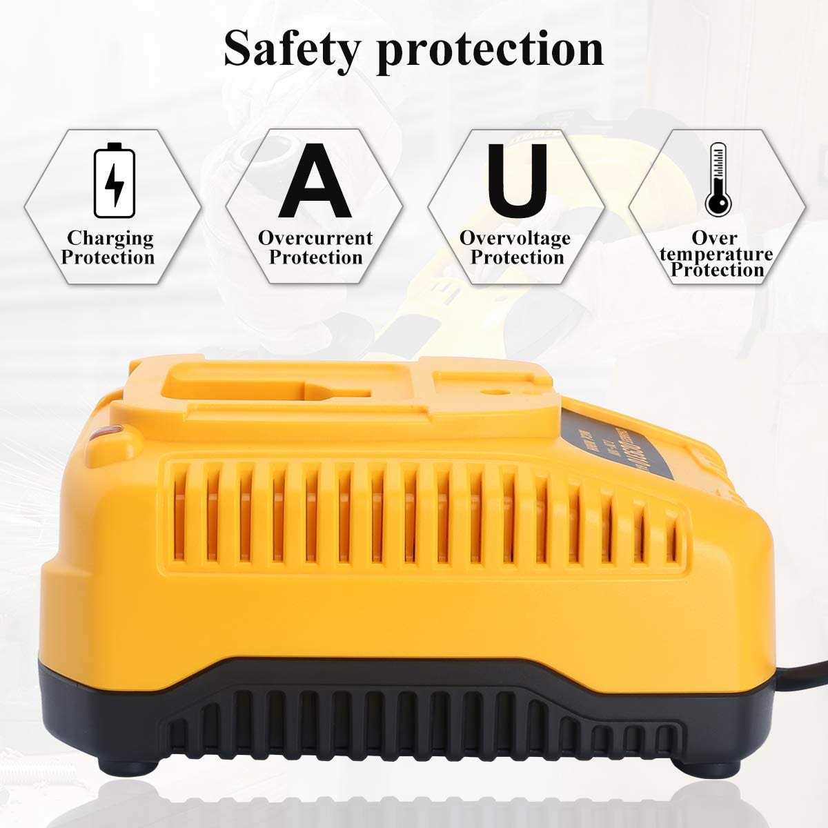 DC9310 Fast Charger Replace for Dewalt 18 Volts Battery Charger DW9116 Compatible with Dewalt 7.2V-18V Battery XRP NiCD/NiMH Battery DC9098 DC9096 - Cheap Fitting