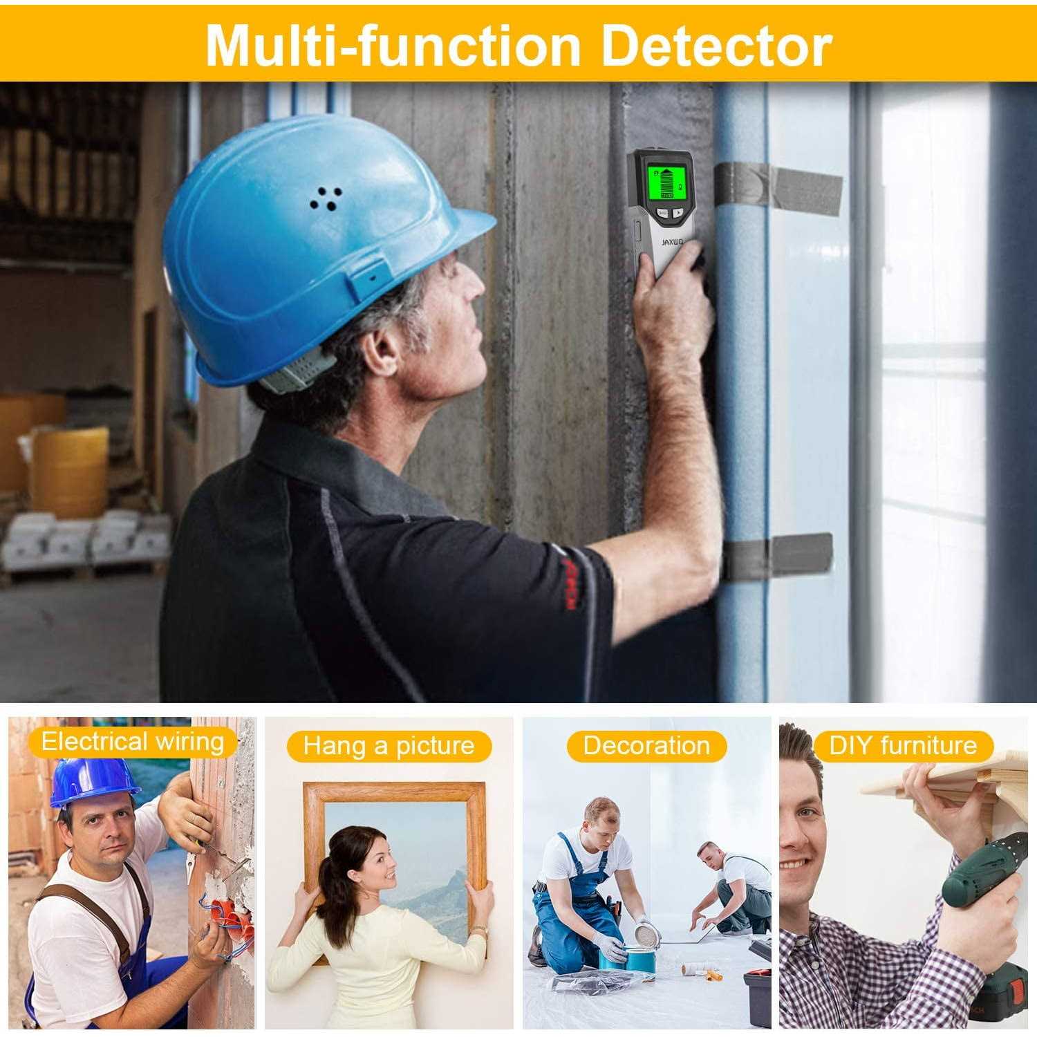 JAXWQ Stud Finder Wall Scanner 5 in 1 Stud Detector with Intelligent Microprocessor Chip and HD LCD Display - Cheap Fitting