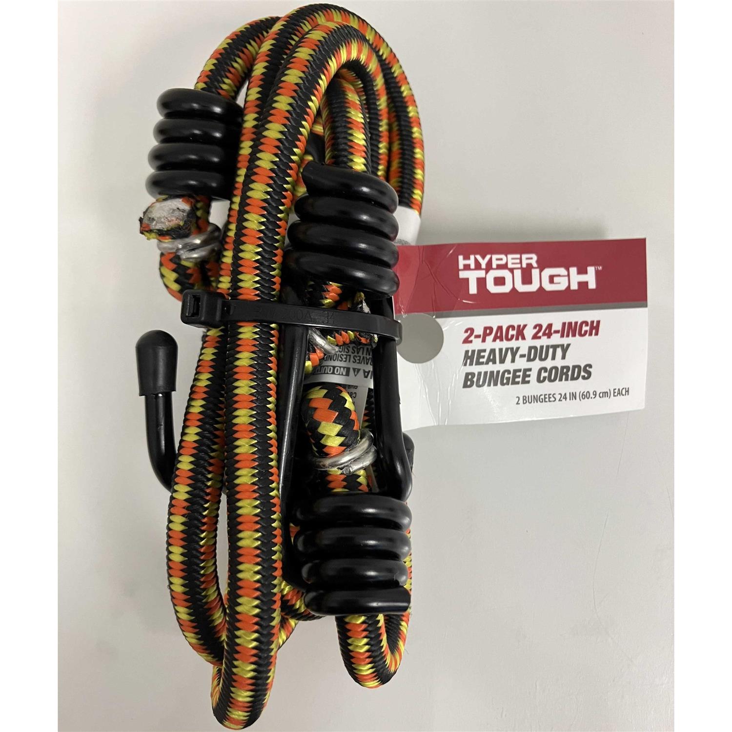 Hyper Tough Heavy Duty Bungee Cord with Coated Hooks - Cheap Fitting