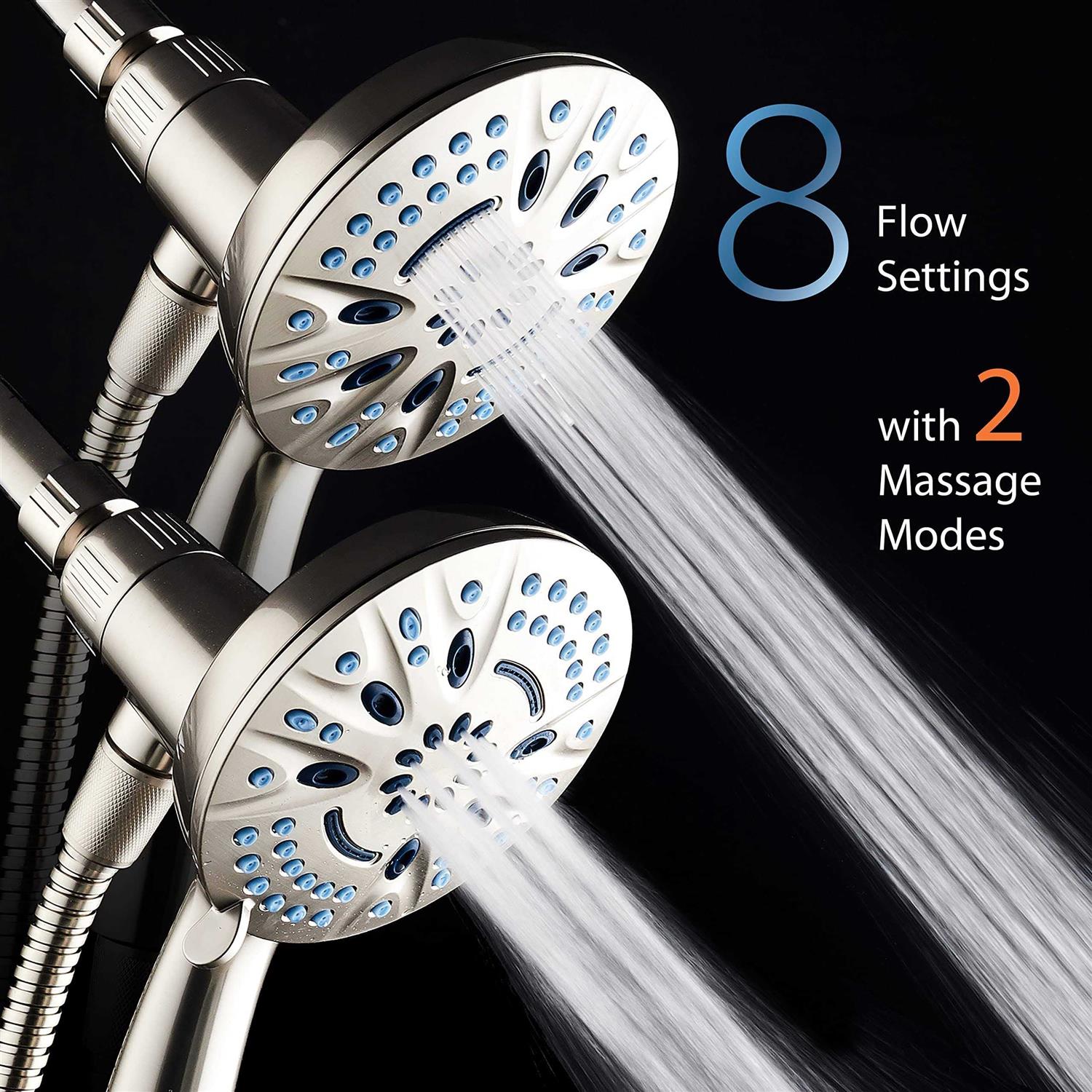 Magneton by AquaCare High-Pressure 8-mode Handheld Shower Head with Magnetic Guidance Docking System - Cheap Fitting
