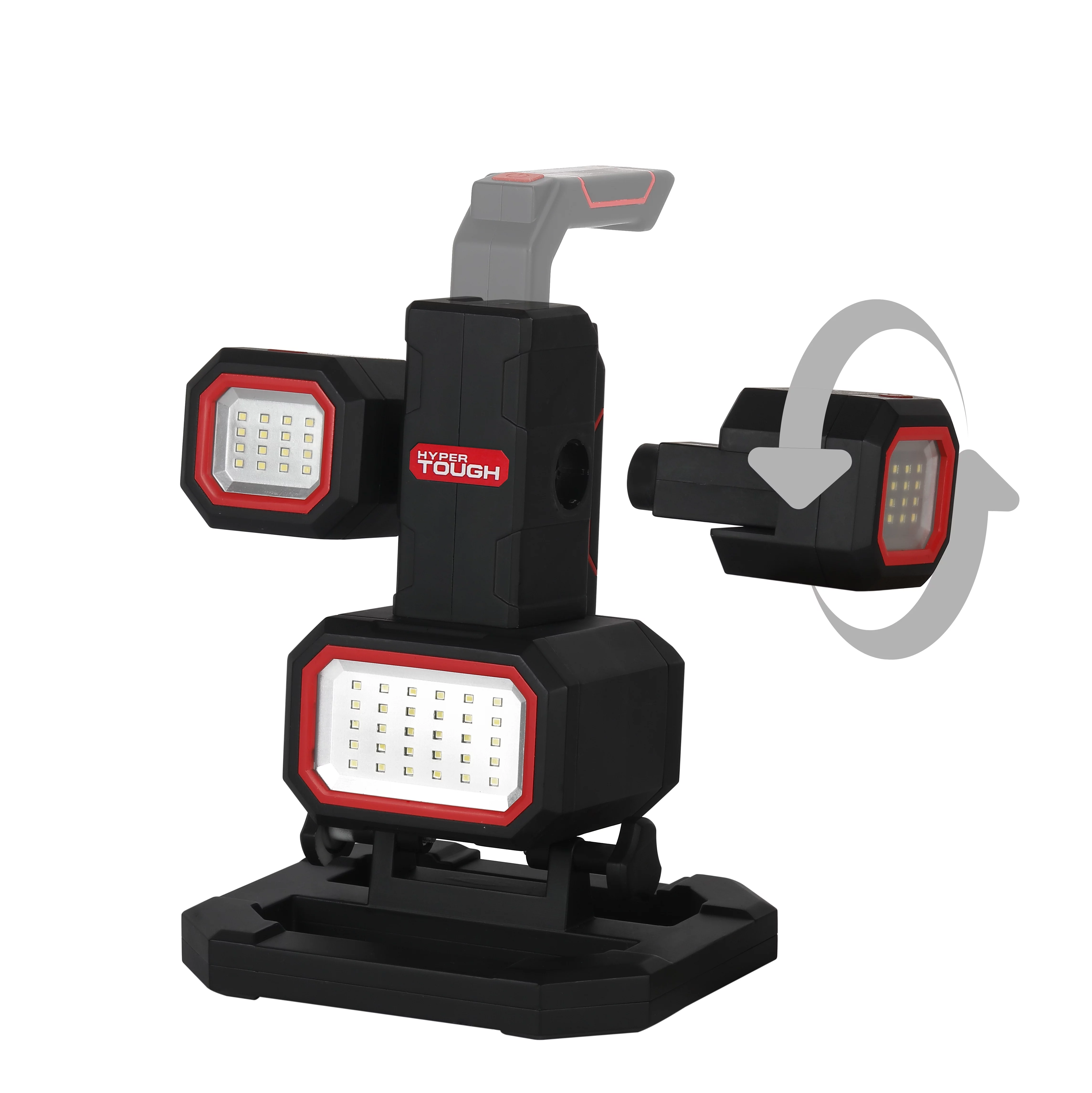 Hyper Tough 2000-Lumen LED Rechargeable Work Light & Detachable Spotlight - Cheap Fitting