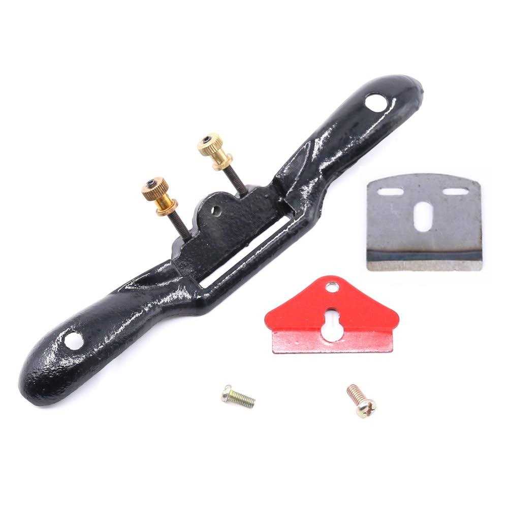 Swpeet 10” Adjustable SpokeShave with Flat Base Metal Blade Wood Working Hand Tool Perfect for Wood Craft - Cheap Fitting