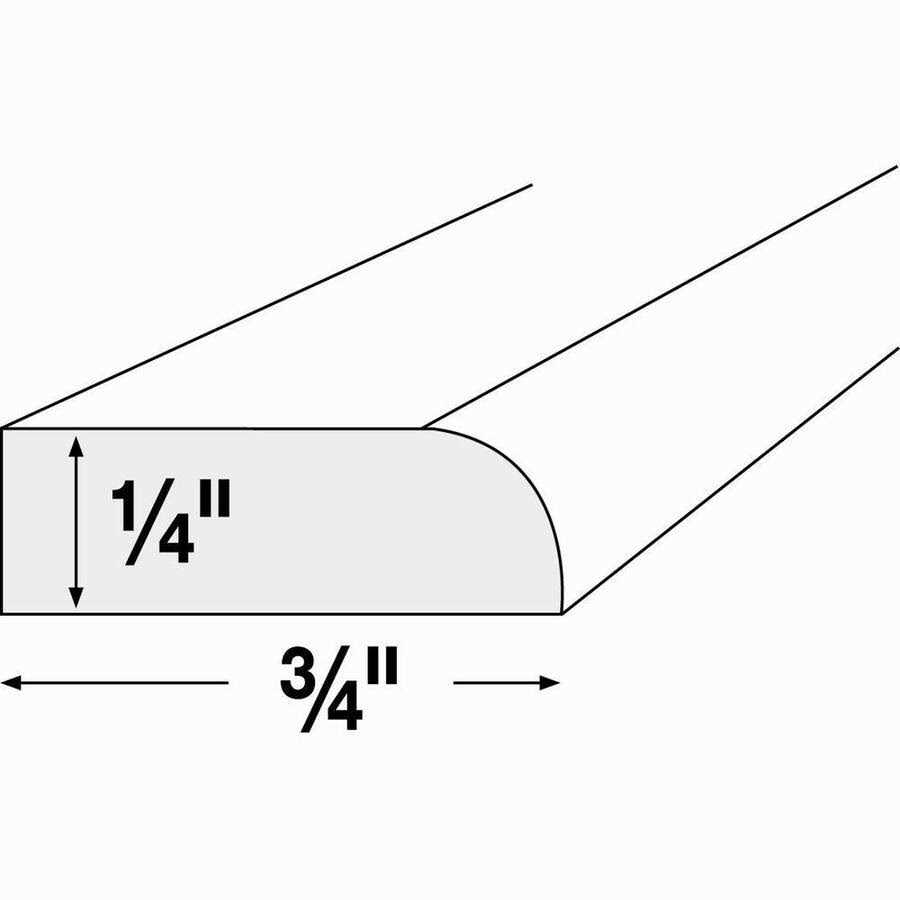 48H x 0.25W x 0.75D Corner Molding Simplicity by Strasser Finish 01-195 - Cheap Fitting