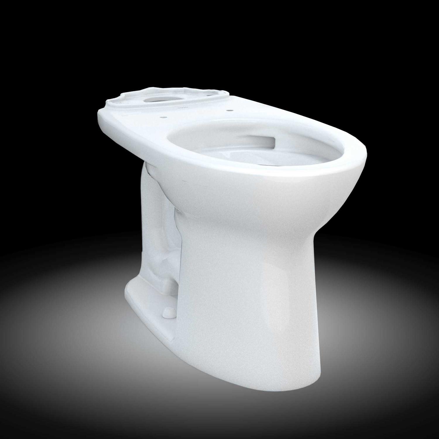 Toto Drake Elongated Tornado Flush Toilet Bowl with Cefiontect C776CEG# - Cheap Fitting