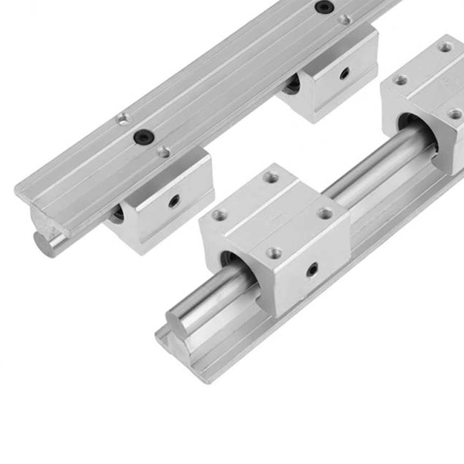 Guwanji Linear Rail, 2Pcs 4Pcs Sbr20Uu Square Type Block Bearing - Cheap Fitting