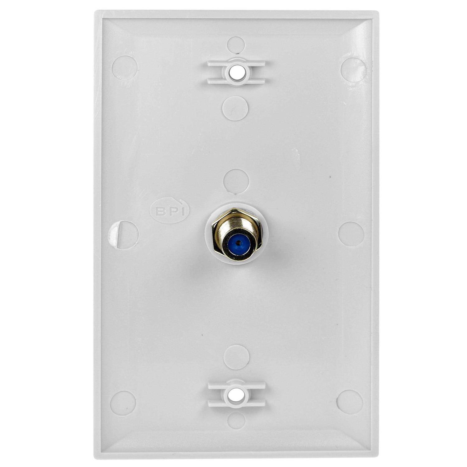 Mediabridge Wall Plate with F81 Jack - Cheap Fitting