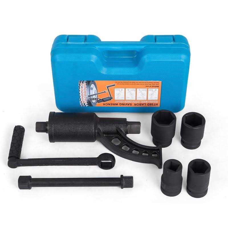 VEVOR 1:78 Torque Multiplier Set Wrench 1 Lug Nut Labor Saving Remover Lugnuts 4 Sockets TTBS1-78000000001V0 - Cheap Fitting