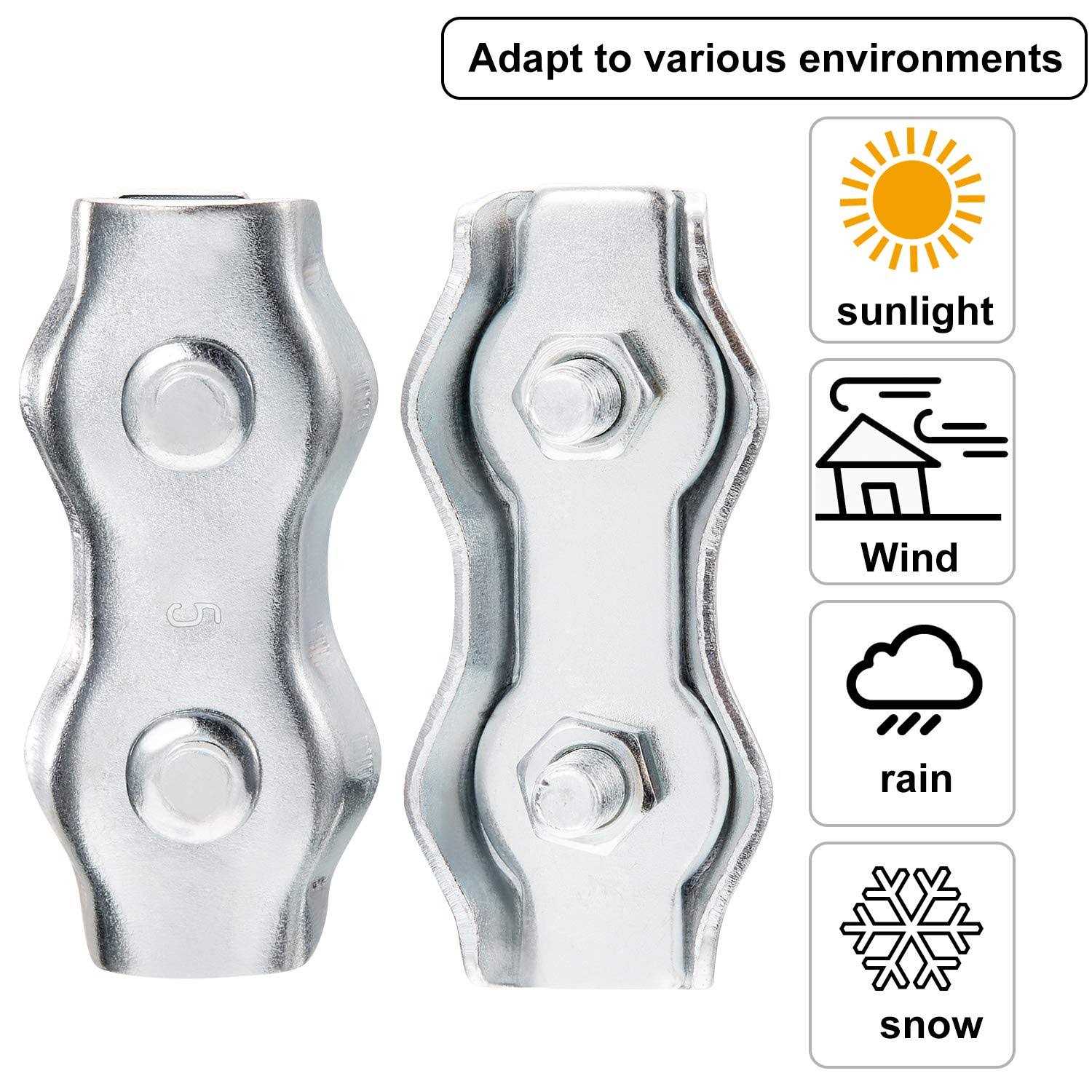 Maitys Poly Rope Connector Wires Splicer Galvanized Steel Connector for Electric Fences - Cheap Fitting