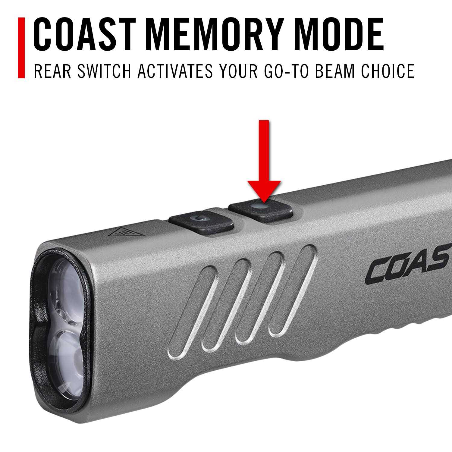 Coast Slayer LED Flashlight Fixed Focus Beam 1150 Lumens - Cheap Fitting