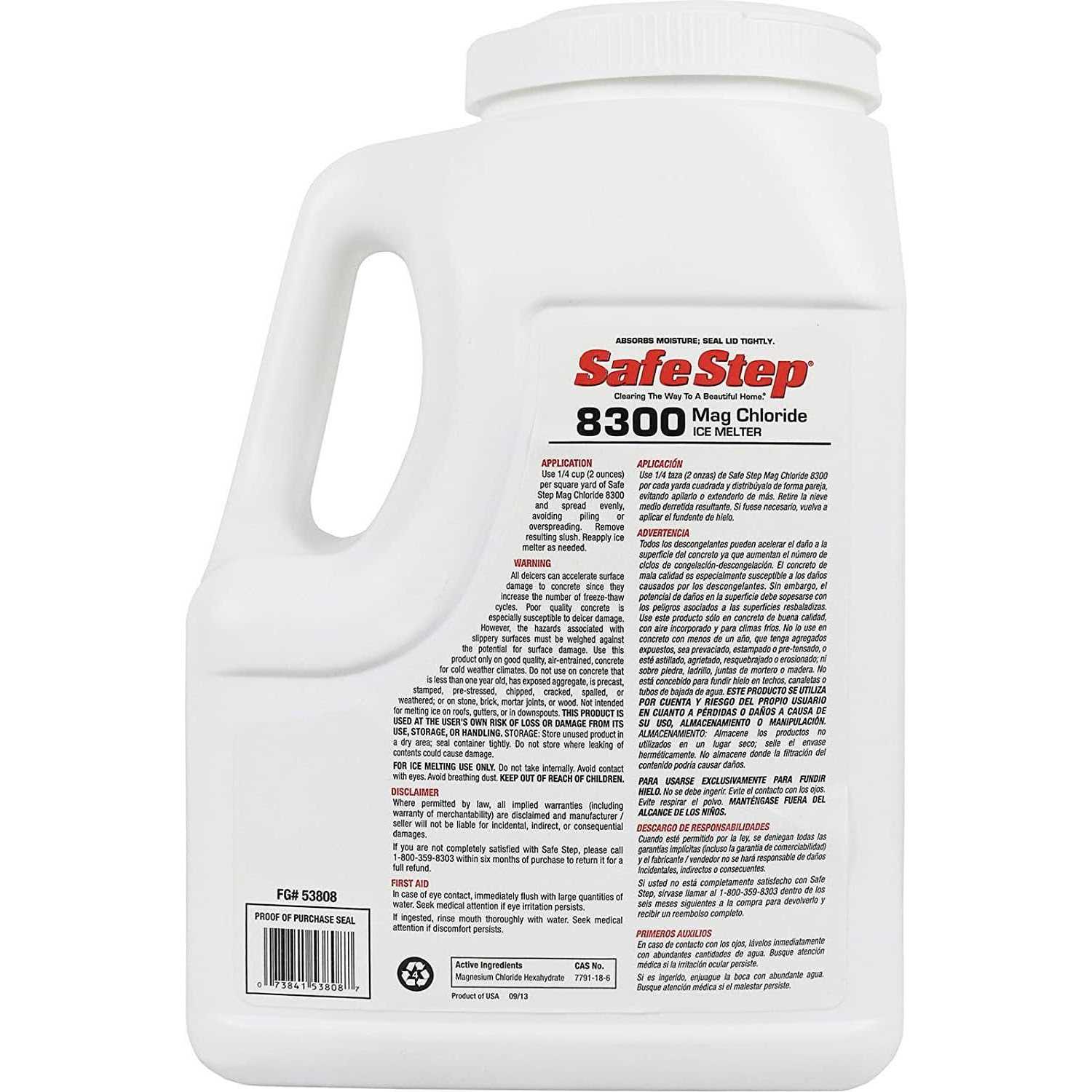 Safe Step Extreme 8300 Magnesium Chloride Ice Melter - Cheap Fitting