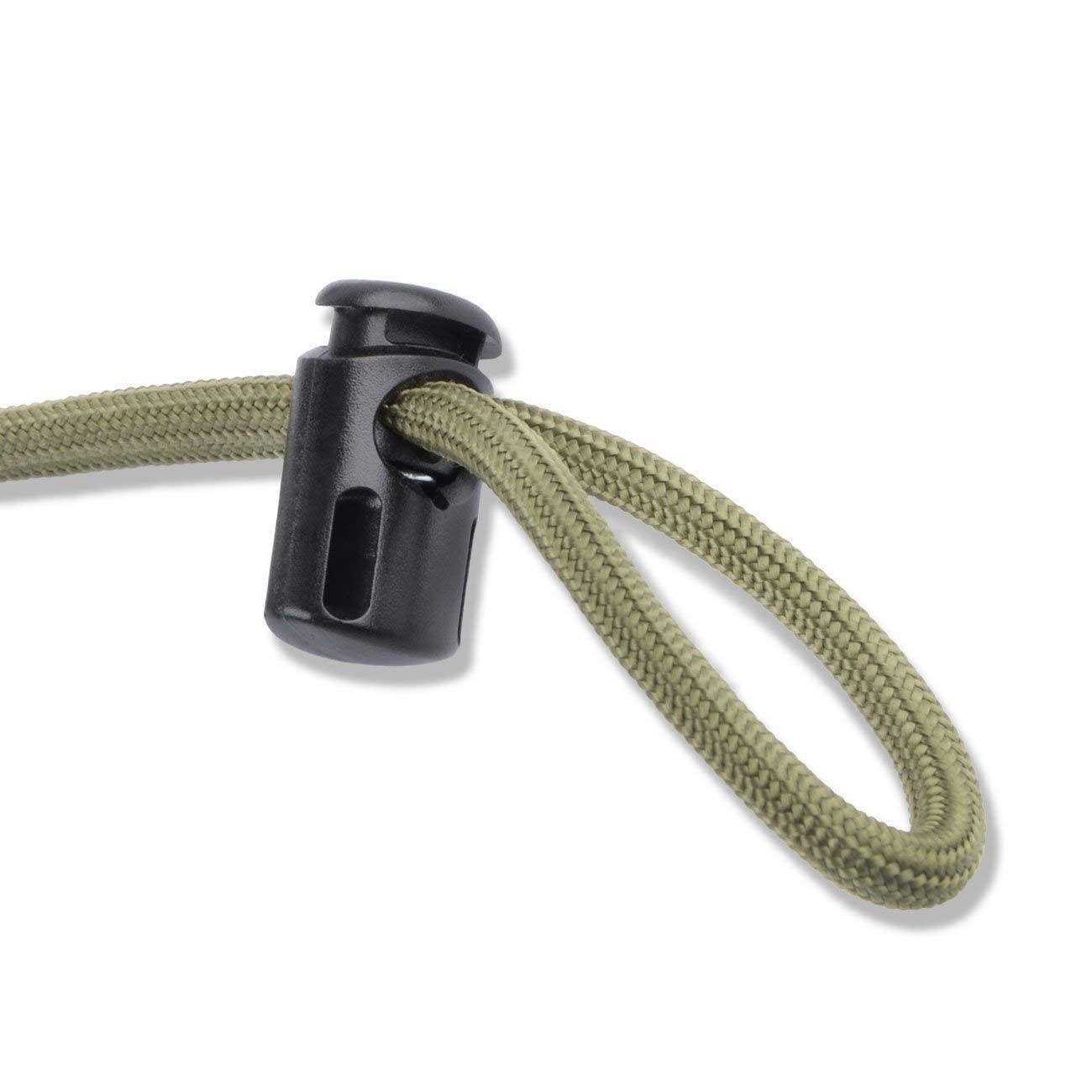 DYZD Plastic Cord Locks End Spring Stop Toggle Stoppers Multi-Colour - Cheap Fitting