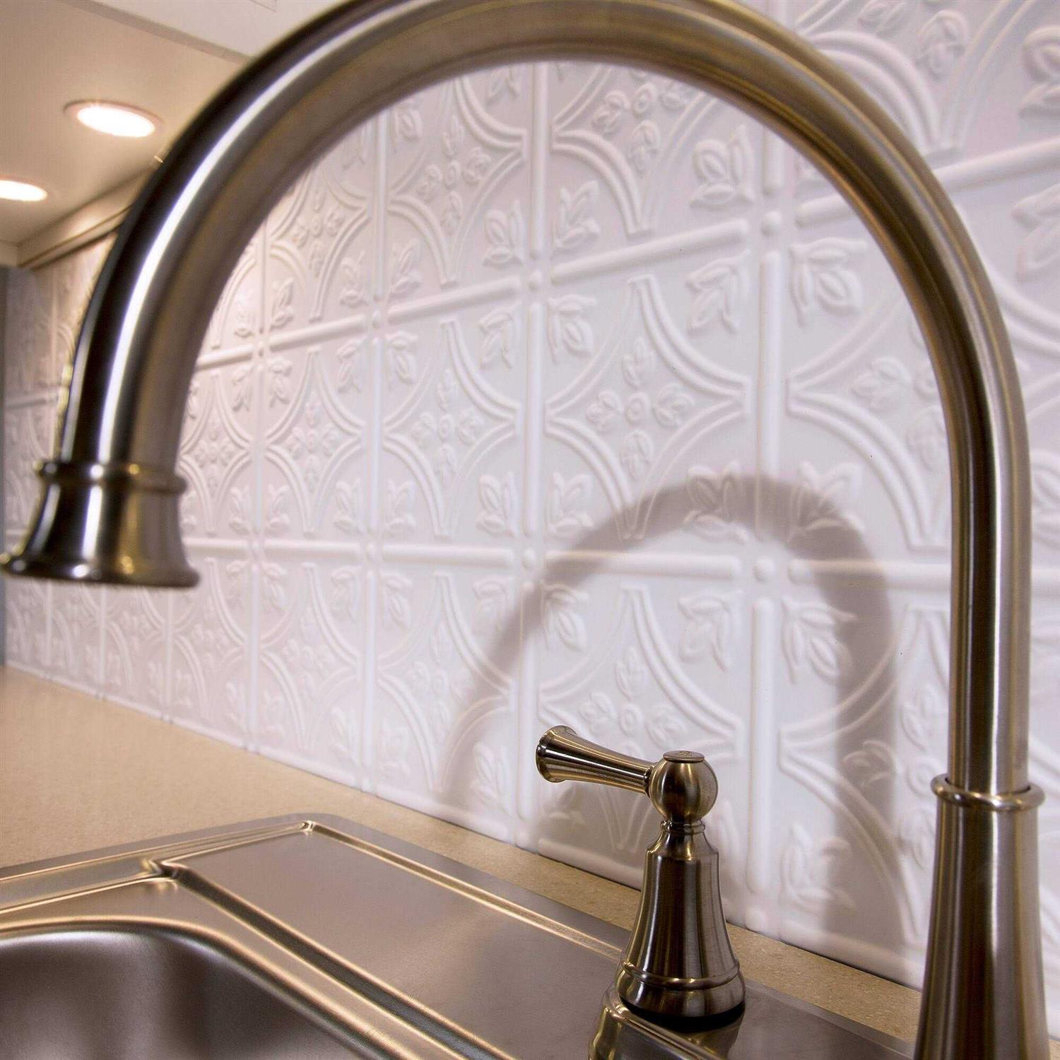 Fasade Traditional Backsplash Kit - Cheap Fitting