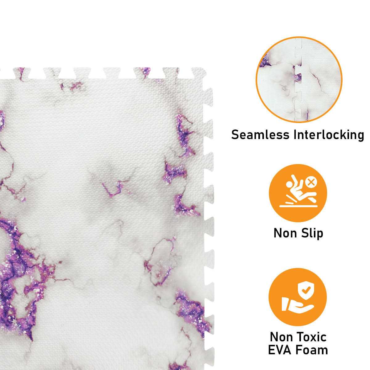 Homecube USA 3/8 Inch Thick Interlocking Foam Floor Tiles 24 in x 24 - Cheap Fitting