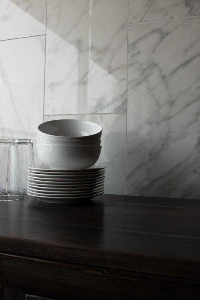 allen + roth Arabescato Gold 12-in x 24 Porcelain Marble Look Floor and Wall Tile - Cheap Fitting