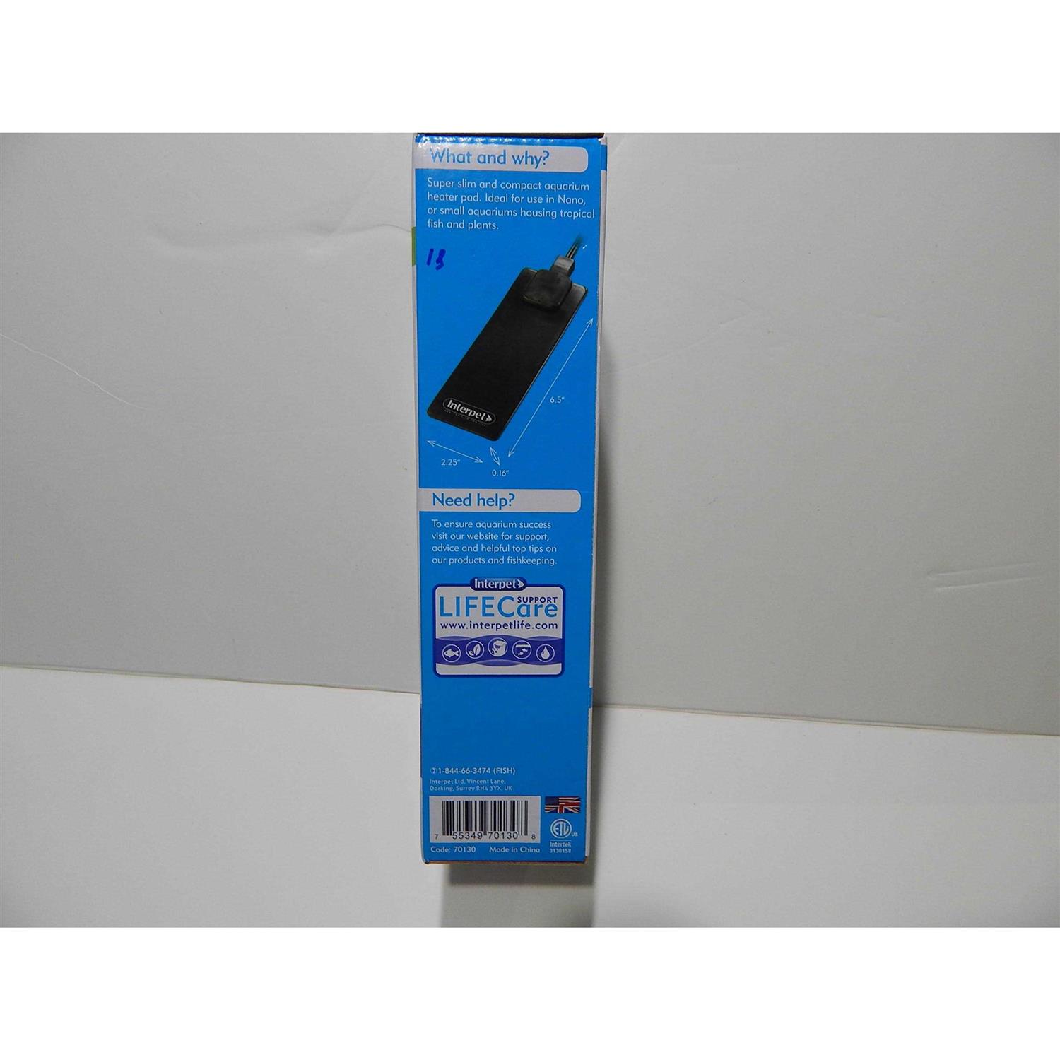 Interpet Heater Flat Life Thermal 15 Watt for up to 4 Gallon Aquarium - Cheap Fitting