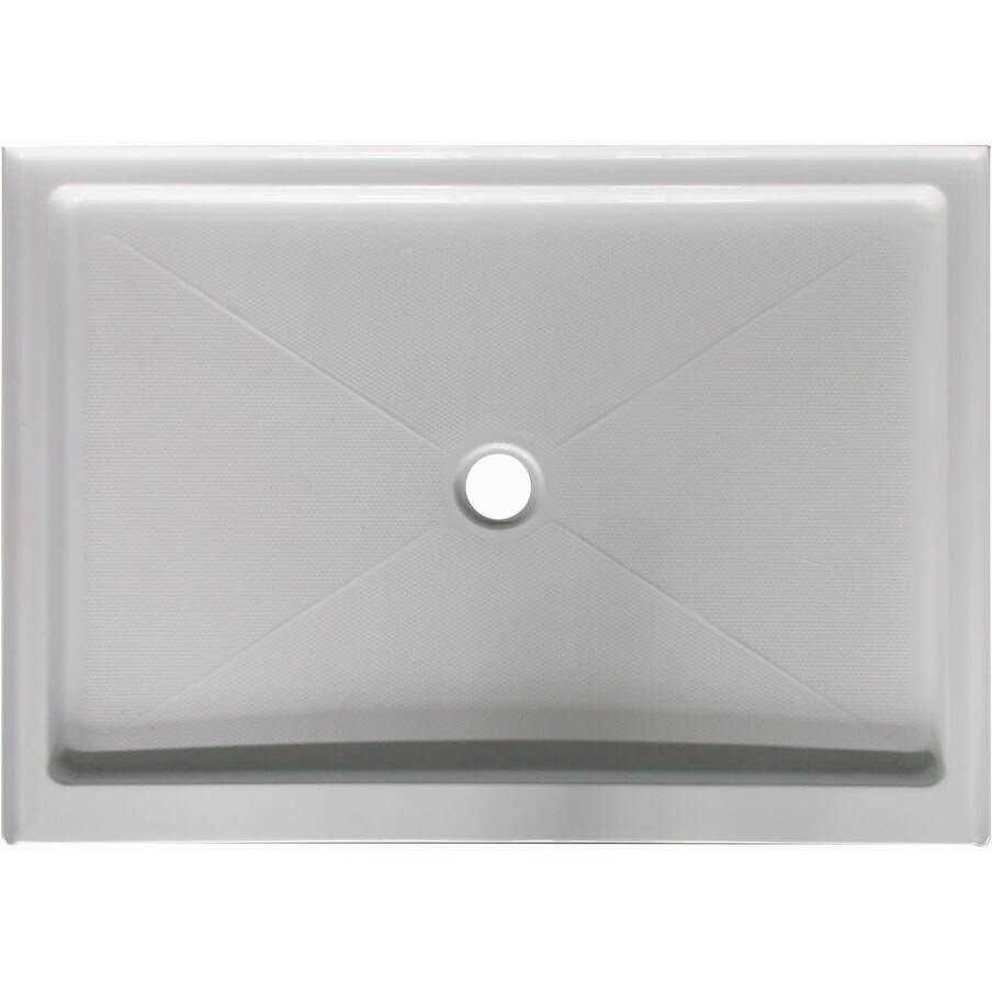 Proflo Pfsba4836 Hammond 48 x 36 Rectangular Shower Base with Single Threshold and Center Drain PFSBA4836WH - Cheap Fitting