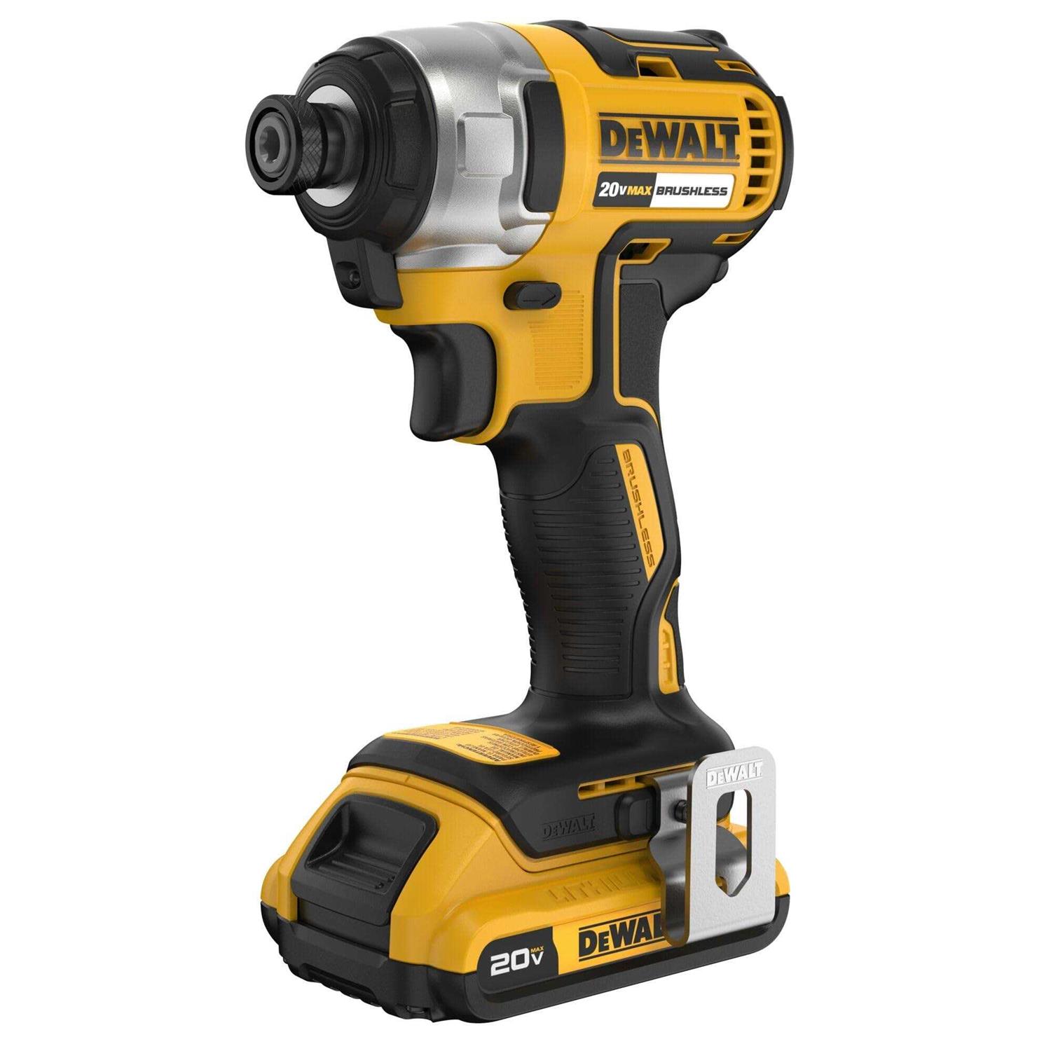 DEWALT 20V MAX Brushless 1/4 in. Hex Cordless Impact Driver Kit - Cheap Fitting