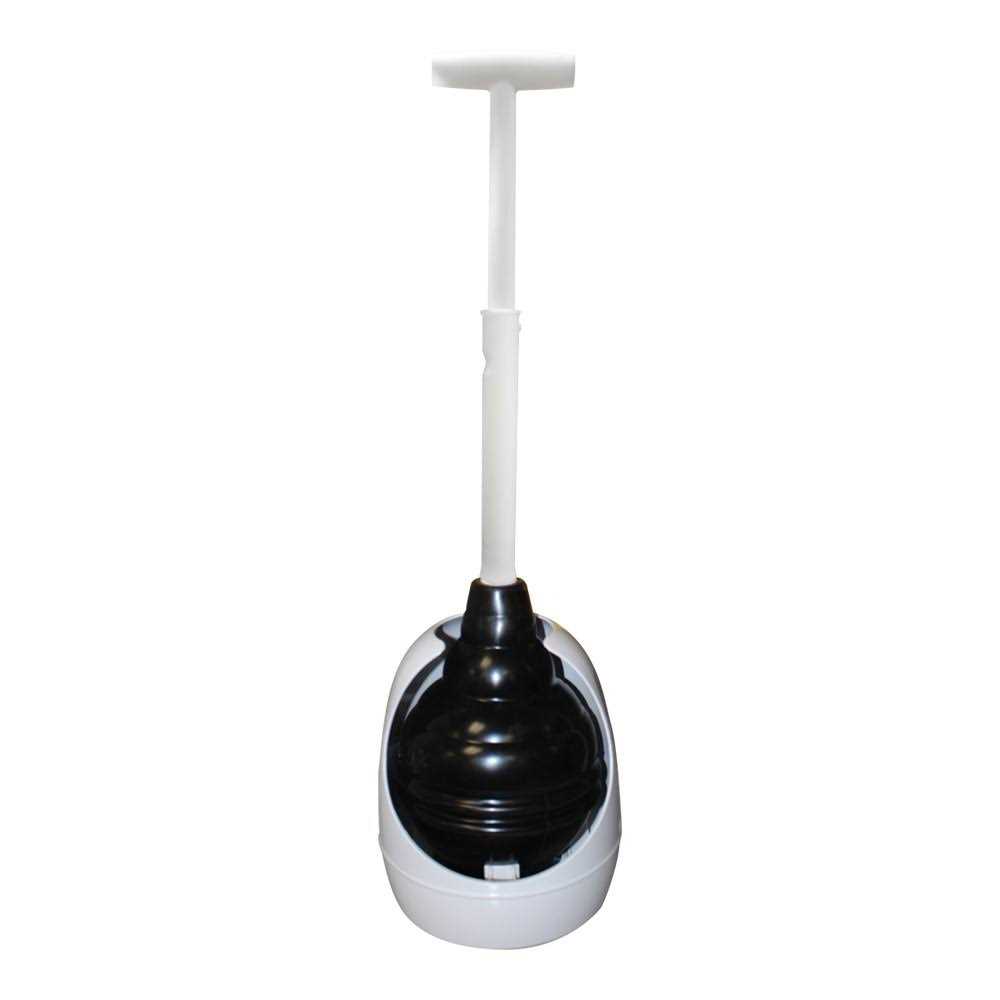 Korky Beehive Max Hideaway Toilet Plunger with Holder - Cheap Fitting