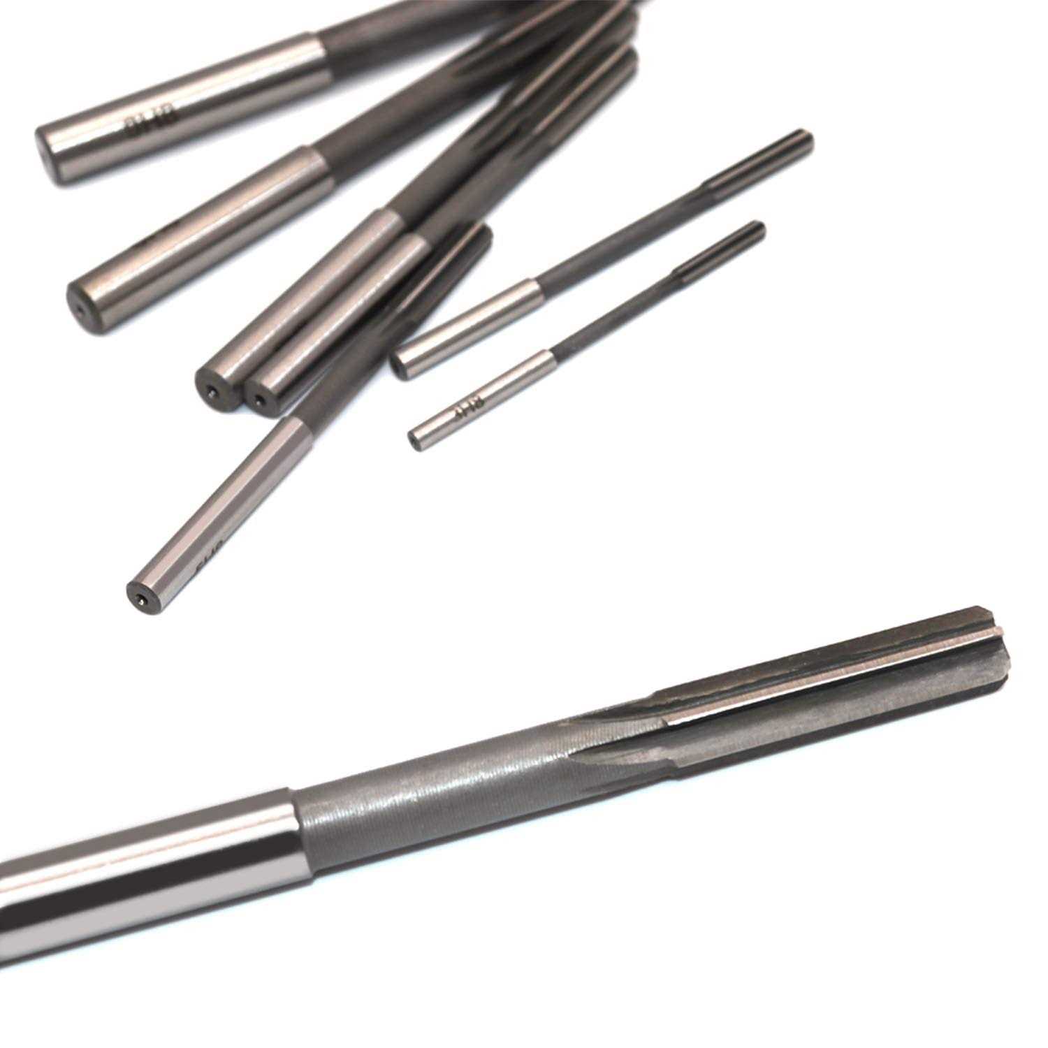 8pcs Reamer Set HSS H8 Straight Shank Chucking Machine Cutter Milling Reamer Kit 3/4/5/6/7/8/9/10mm - Cheap Fitting
