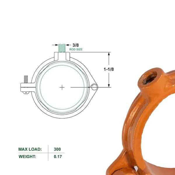 The Plumber’s Choice Hinged Split Ring Pipe Hanger in Copper Epoxy Coated Iron - Cheap Fitting