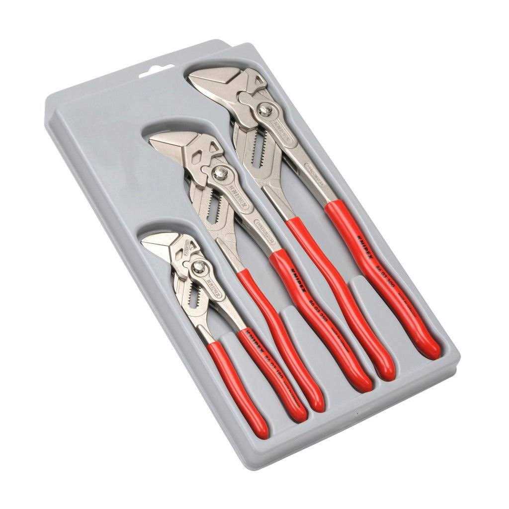 Knipex Tools 00 20 06 US2 Pliers Wrench 3-Piece Set - Cheap Fitting
