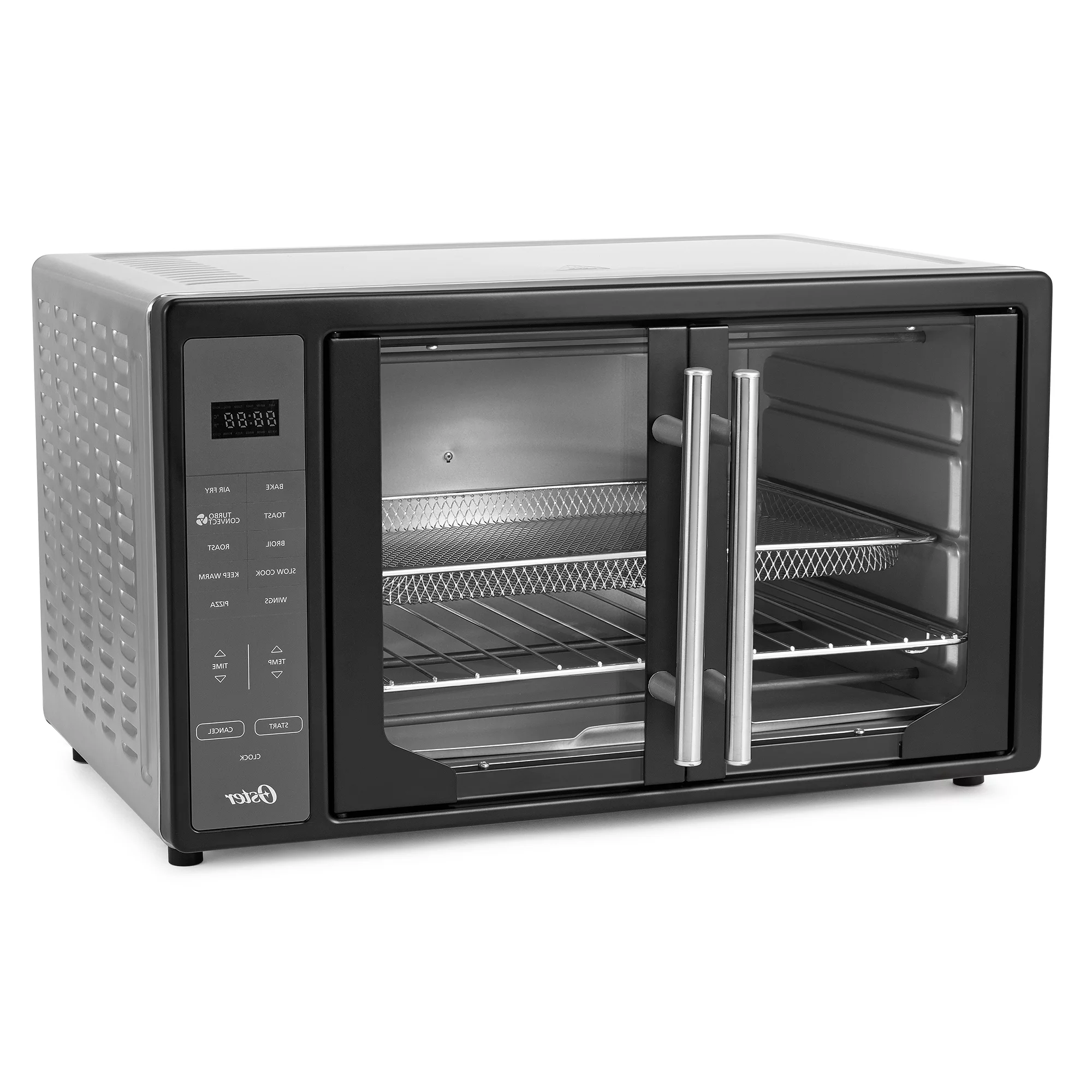 Oster French Door Turbo Convection Toaster Oven w/ X-Large Interior, Black - Cheap Fitting