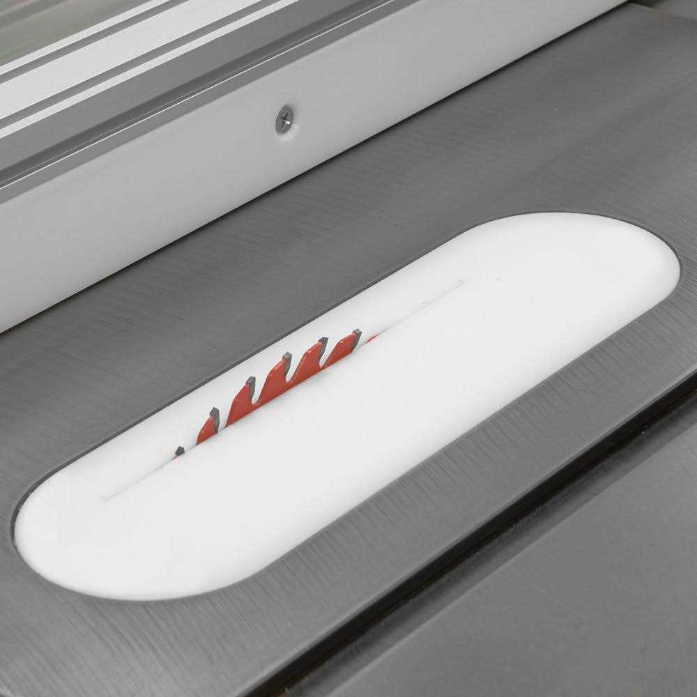 Peachtree Woodworking Supply Delta UHMW Zero Clearance Table Saw Insert Approx Dims 13-3/8in x 3-3/4in x 1/2in - Cheap Fitting
