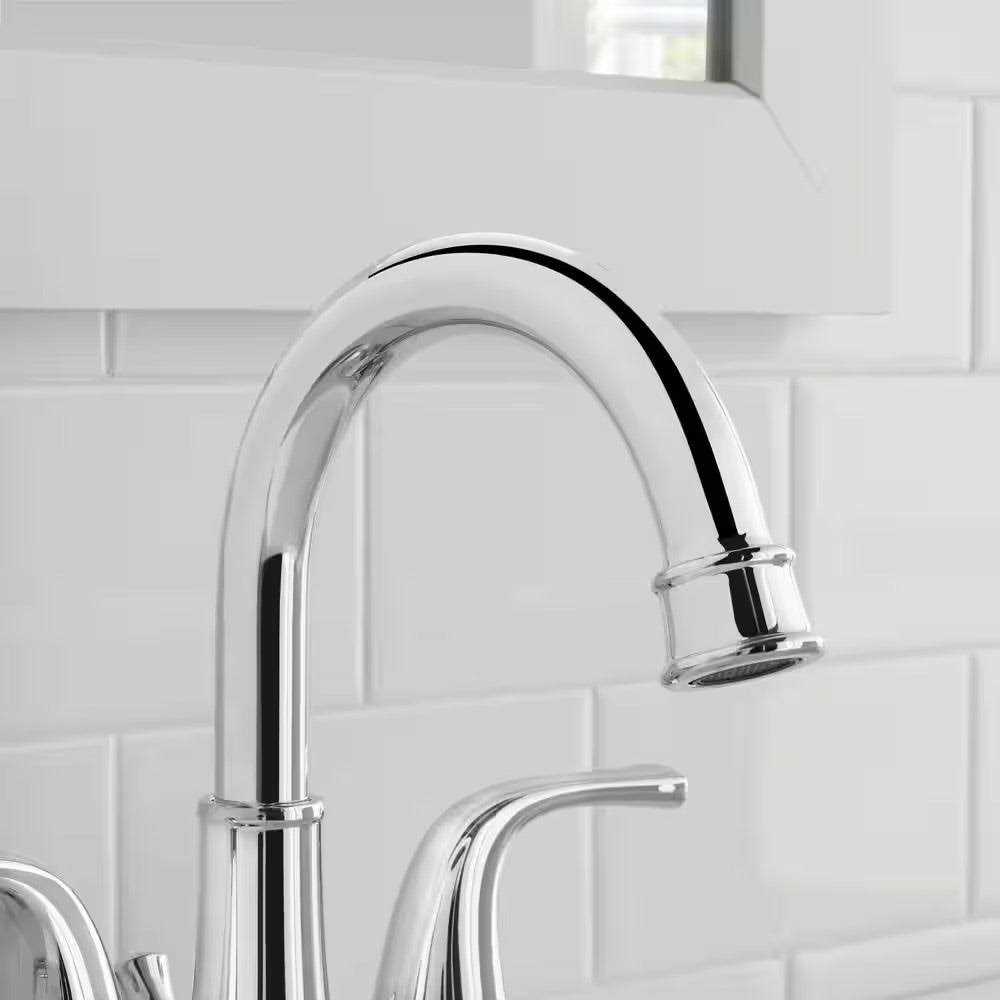 Glacier Bay Bettine 4 in. Centerset 2-Handle High-Arc Bathroom Faucet - Cheap Fitting