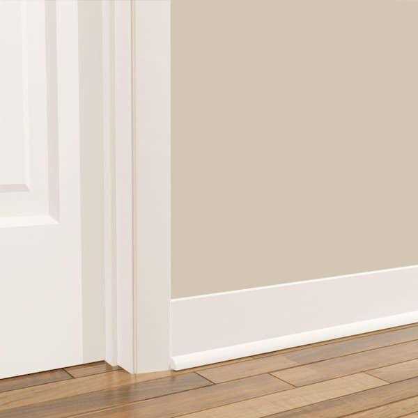 Alexandria Moulding WM 108 1/2 in. x 1/2 in. x 96 in. Primed Pine Finger-Jointed Quarter Round Moulding - Cheap Fitting
