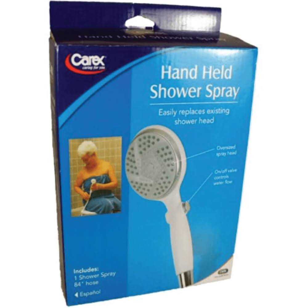 Carex Hand Held Shower Spray - Cheap Fitting