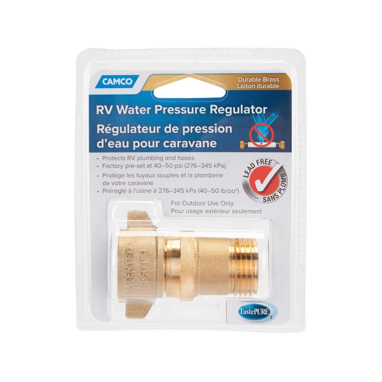 Camco Rv Water Pressure Regulator - Cheap Fitting