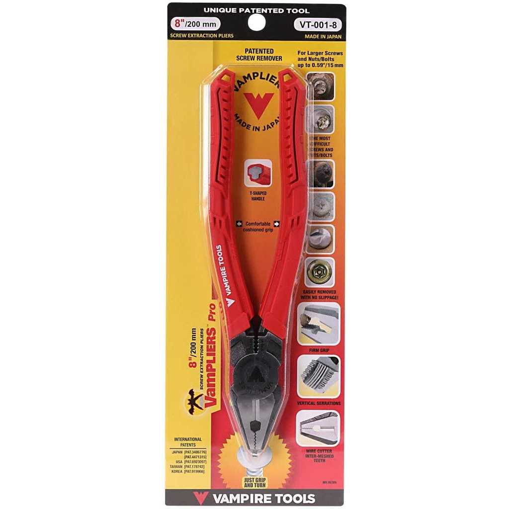 Vampire Professional Tool Vampliers PRO 8 Screw Extraction Linesman Pliers VT-001-8 - Cheap Fitting