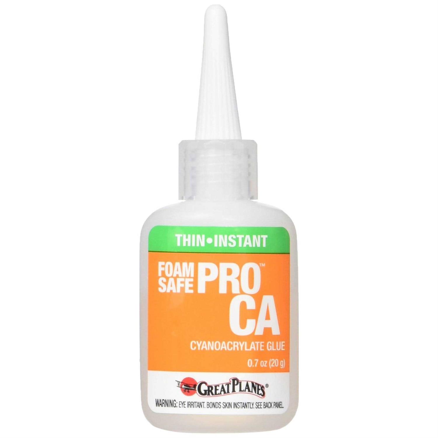 Great Planes Pro Foam Safe CA Thin Glue 20g GPMR6067 - Cheap Fitting