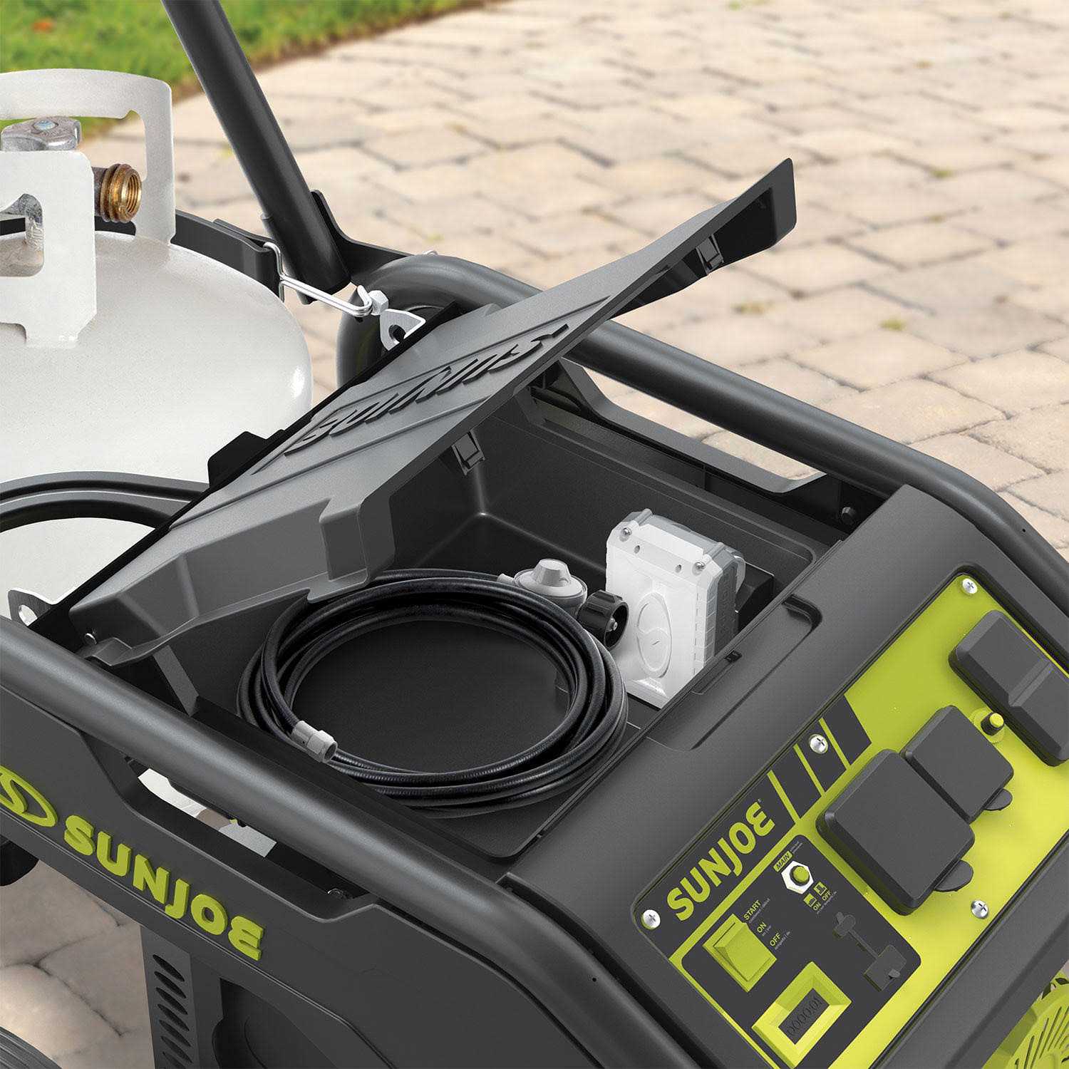 Sun Joe 4100-Watt Portable Propane Generator - Cheap Fitting