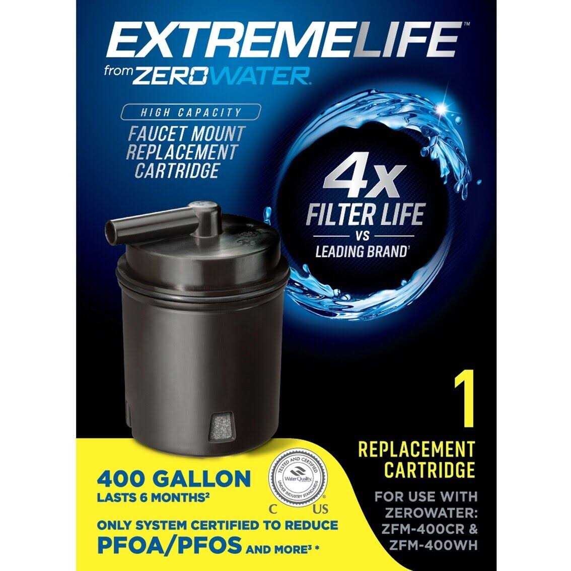 ZeroWater ExtremeLife Faucet Mount Replacement Filter - Cheap Fitting