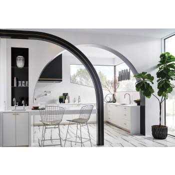 Brizo Odin Pull-Down Kitchen Faucet W/ Arc Spout 63075LF-BLLHP - Cheap Fitting