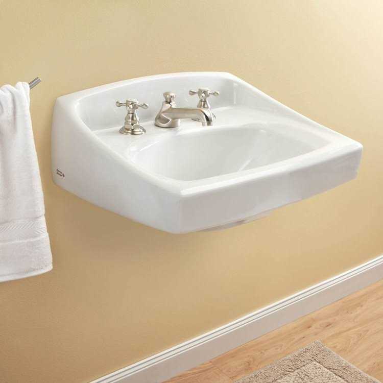 American Standard 0356015.020 White Lucerne Wall-Mount Sink - Cheap Fitting