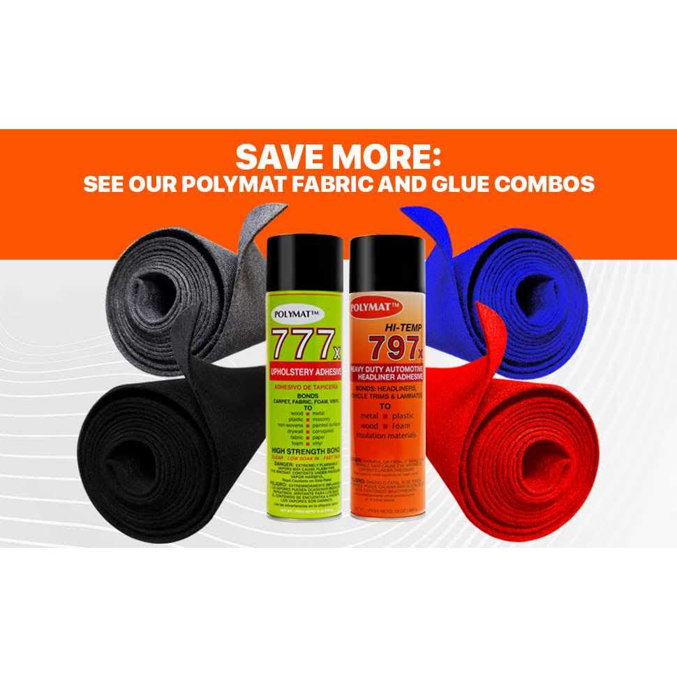 Polymat 797 Hi Temp Spray Adhesive glue - Cheap Fitting