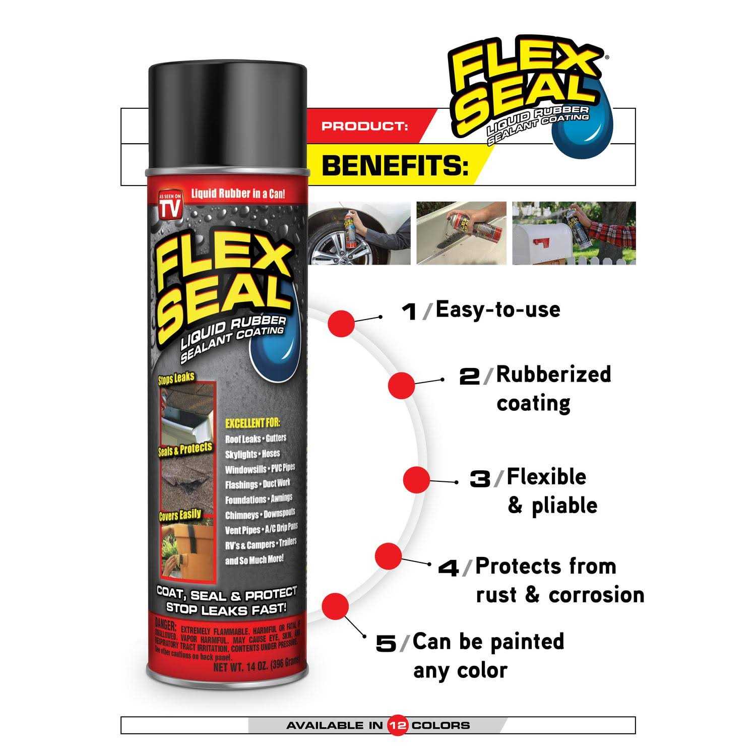 Flex Seal Mini Rubber Sealant Coating - Cheap Fitting