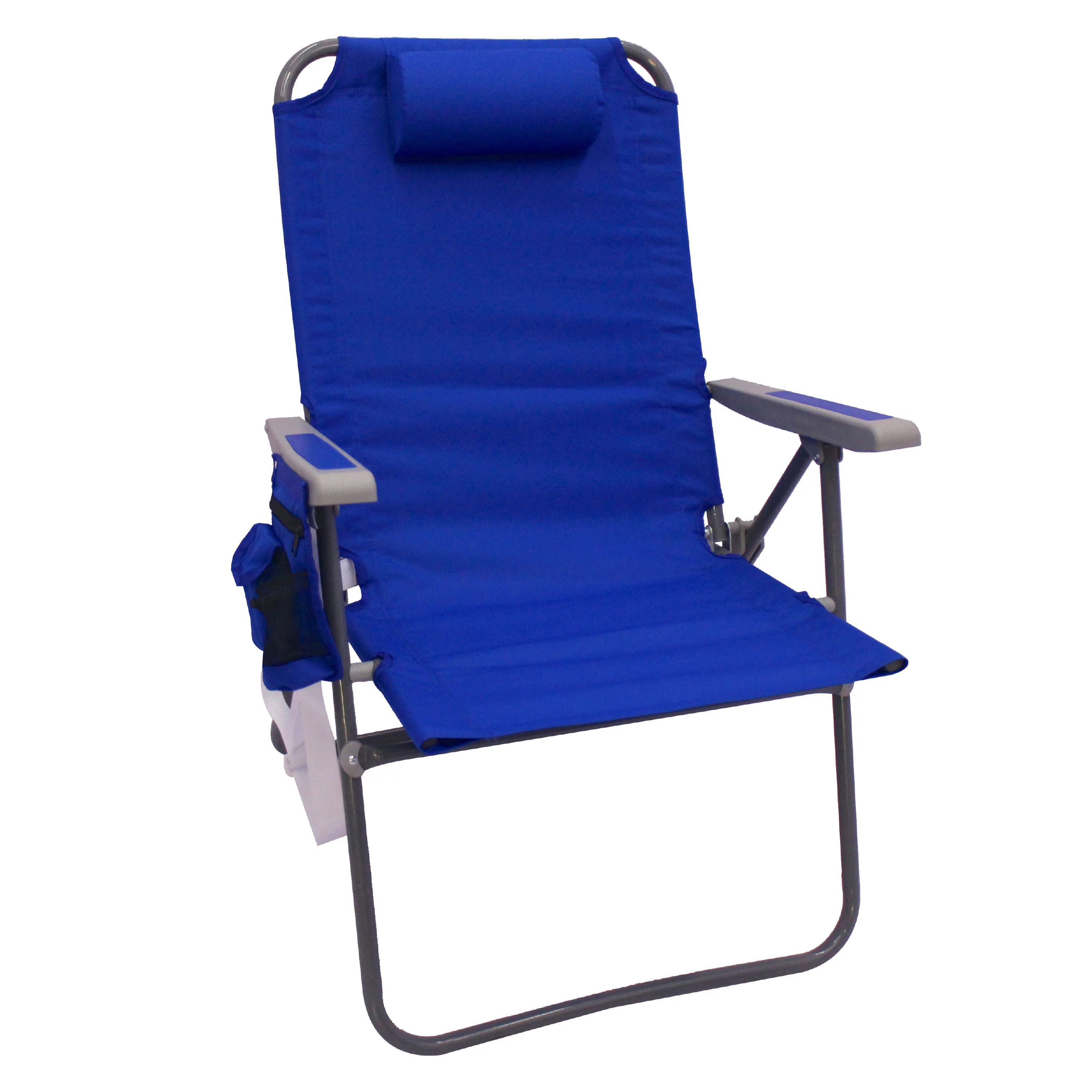 2-Pack Mainstays Reclining 4-Position Oversize Beach Chair, Blue - Cheap Fitting