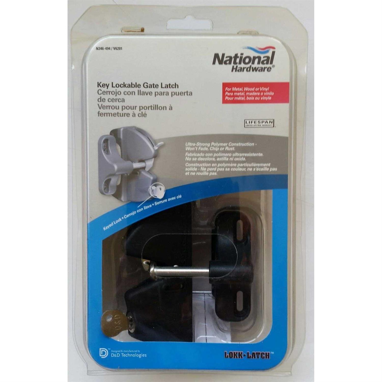 National Hardware Gate Latch N346-201 - Cheap Fitting