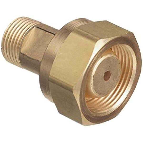 Superior CGA-520 to CGA-200 Acetylene Cylinder Adapter A-842 - Cheap Fitting