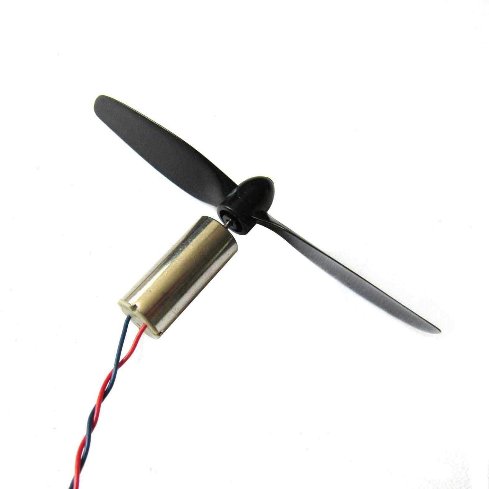 Hobbypower 8520 Coreless Brushed Motor Set 53000rpm 8.5x20mm + 75mm Cw Ccw Propeller - Cheap Fitting