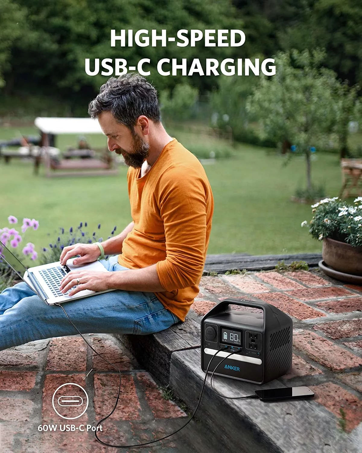 Anker PowerHouse 521 Power Station 256Wh/200W, - Cheap Fitting