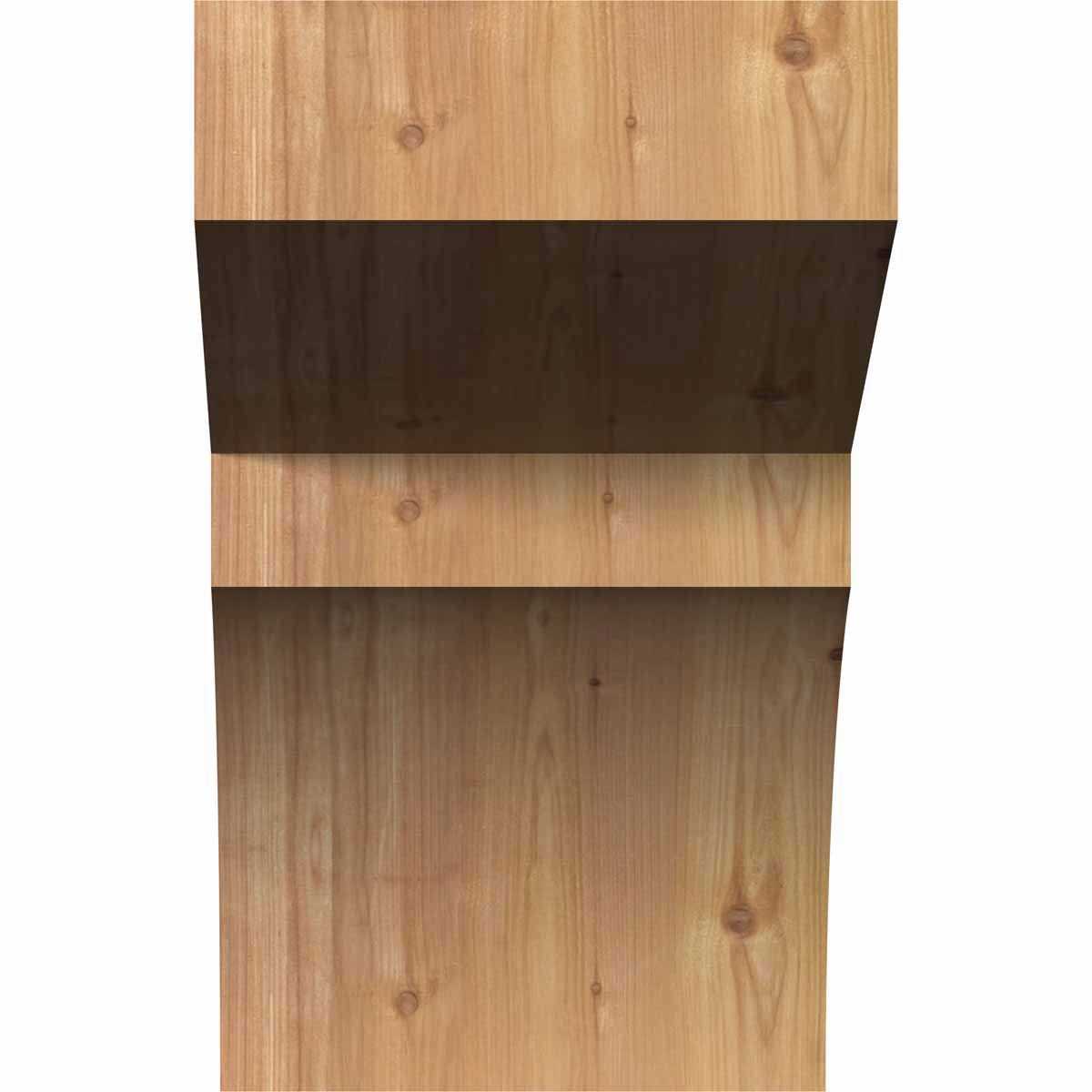 Ekena Millwork BKT03X07X09HARW 3 1/2W x 7D x 9H Hamilton Traditional Bracket - Cheap Fitting