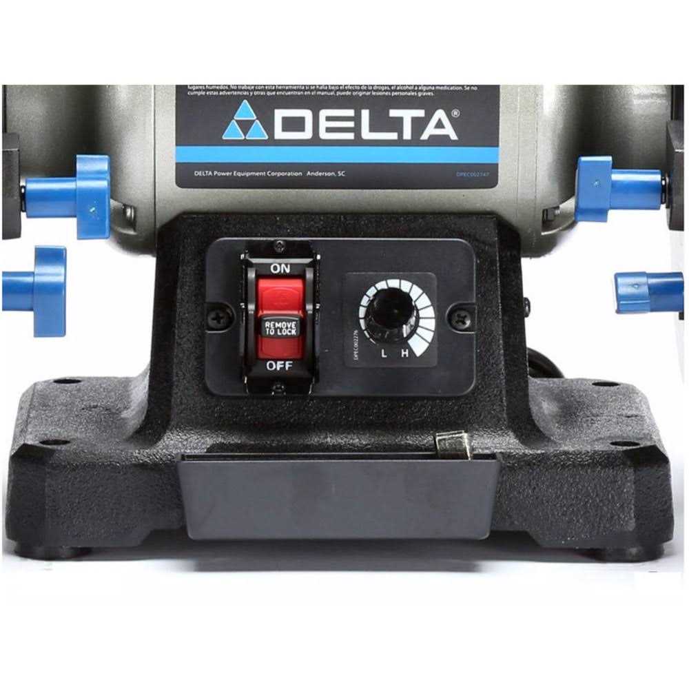 Delta 23-197 8 in. Variable Speed Grinder - Cheap Fitting